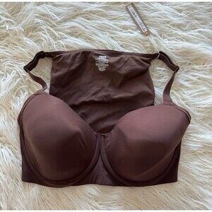 Skims Fits Everybody Back Smoothing Full Coverage Bra Cocoa Size 38DDDD